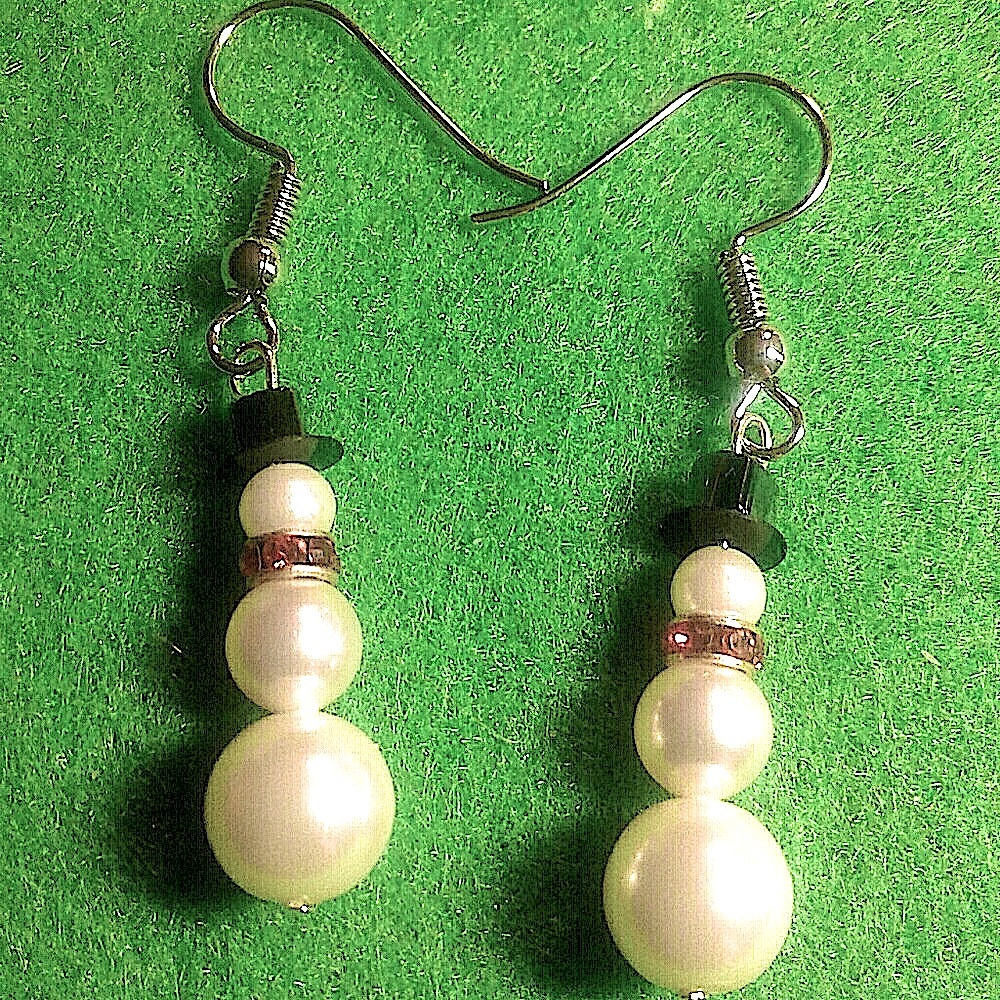 “Frosty" earrings PRICE IS FIRM